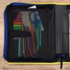 image:imageFive Star Zipper Binder 2 Inch ORings Case Organiser with MultiAccess and 5Tab Expanding File Folder 850 Sheet Capacity Crimson Fade 290010KCosmic Blast
