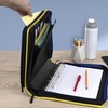 image:imageFive Star Zipper Binder 2 Inch ORings Case Organiser with MultiAccess and 5Tab Expanding File Folder 850 Sheet Capacity Crimson Fade 290010KCosmic Blast