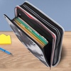 image:imageFive Star Zipper Binder 2 Inch ORings Case Organiser with MultiAccess and 5Tab Expanding File Folder 850 Sheet Capacity Crimson Fade 290010KCrimson Fade