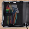 image:imageFive Star Zipper Binder 2 Inch ORings Case Organiser with MultiAccess and 5Tab Expanding File Folder 850 Sheet Capacity Crimson Fade 290010KCrimson Fade