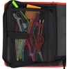 image:imageFive Star Zipper Binder 2 Inch ORings Case Organiser with MultiAccess and 5Tab Expanding File Folder 850 Sheet Capacity Crimson Fade 290010KRed