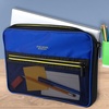 image:imageFive Star Zipper Binder 3Inch DRing Case Binder 850Sheet Capacity Multiple Pockets Front 5Tab Expanding File Removable Padded Case and Shoulder Strap Crimson Fade 292960KCosmic Blast