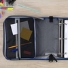 image:imageFive Star Zipper Binder 3Inch DRing Case Binder 850Sheet Capacity Multiple Pockets Front 5Tab Expanding File Removable Padded Case and Shoulder Strap Crimson Fade 292960KUrban Eclipse