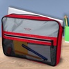 image:imageFive Star Zipper Binder 3Inch DRing Case Binder 850Sheet Capacity Multiple Pockets Front 5Tab Expanding File Removable Padded Case and Shoulder Strap Crimson Fade 292960KCrimson Fade