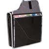 image:imageFive Star Zipper Binder 3Inch DRing Case Binder 850Sheet Capacity Multiple Pockets Front 5Tab Expanding File Removable Padded Case and Shoulder Strap Crimson Fade 292960KBlackGray