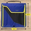 image:imageFive Star Zipper Binder 3Inch DRing Case Binder 850Sheet Capacity Multiple Pockets Front 5Tab Expanding File Removable Padded Case and Shoulder Strap Crimson Fade 292960KCosmic Blast