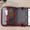 image:imageFive Star Zipper Binder 3Inch DRing Case Binder 850Sheet Capacity Multiple Pockets Front 5Tab Expanding File Removable Padded Case and Shoulder Strap Crimson Fade 292960KCrimson Fade