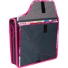image:imageFive Star Zipper Binder 3Inch DRing Case Binder 850Sheet Capacity Multiple Pockets Front 5Tab Expanding File Removable Padded Case and Shoulder Strap Crimson Fade 292960KNavyPink