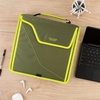 image:imageFive Star Zipper Binder 3Inch DRing Case Binder 850Sheet Capacity Multiple Pockets Front 5Tab Expanding File Removable Padded Case and Shoulder Strap Crimson Fade 292960KOliveCitrus