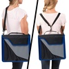 image:imageFive Star Zipper Binder 3Inch DRing Case Binder 850Sheet Capacity Multiple Pockets Front 5Tab Expanding File Removable Padded Case and Shoulder Strap Crimson Fade 292960KUrban Eclipse