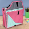 image:imageFive Star Zipper Binder 3Inch DRing Case Binder 850Sheet Capacity Multiple Pockets Front 5Tab Expanding File Removable Padded Case and Shoulder Strap Crimson Fade 292960KTaffy Twist
