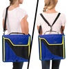 image:imageFive Star Zipper Binder 3Inch DRing Case Binder 850Sheet Capacity Multiple Pockets Front 5Tab Expanding File Removable Padded Case and Shoulder Strap Crimson Fade 292960KCosmic Blast