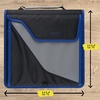 image:imageFive Star Zipper Binder 3Inch DRing Case Binder 850Sheet Capacity Multiple Pockets Front 5Tab Expanding File Removable Padded Case and Shoulder Strap Crimson Fade 292960KUrban Eclipse