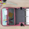 image:imageFive Star Zipper Binder 3Inch DRing Case Binder 850Sheet Capacity Multiple Pockets Front 5Tab Expanding File Removable Padded Case and Shoulder Strap Crimson Fade 292960KTaffy Twist