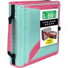 image:imageFive Star Zipper Binder 3Inch DRing Case Binder 850Sheet Capacity Multiple Pockets Front 5Tab Expanding File Removable Padded Case and Shoulder Strap Crimson Fade 292960KTaffy Twist