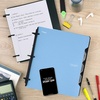 image:imageFive Star Flex Refillable Notebook  Study App 1 Inch ORings Binder with Pockets Tabs and Dividers 220 Sheet Capacity Includes 60 Sheets 85 x 11 College Ruled Paper Prom Pink 293280RBlue