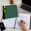 image:imageFive Star Flex Refillable Notebook  Study App 1 Inch ORings Binder with Pockets Tabs and Dividers 220 Sheet Capacity Includes 60 Sheets 85 x 11 College Ruled Paper Prom Pink 293260RSeaglass Green