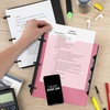 image:imageFive Star Flex Refillable Notebook  Study App 1 Inch ORings Binder with Pockets Tabs and Dividers 220 Sheet Capacity Includes 60 Sheets 85 x 11 College Ruled Paper Prom Pink 293260RProm Pink