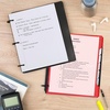 image:imageFive Star Flex Refillable Notebook  Study App 1 Inch ORings Binder with Pockets Tabs and Dividers 220 Sheet Capacity Includes 60 Sheets 85 x 11 College Ruled Paper Prom Pink 293260RFire Red