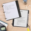 image:imageFive Star Flex Refillable Notebook  Study App 1 Inch ORings Binder with Pockets Tabs and Dividers 220 Sheet Capacity Includes 60 Sheets 85 x 11 College Ruled Paper Prom Pink 293260RBlack