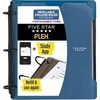 image:imageFive Star Flex Refillable Notebook  Study App 1 Inch ORings Binder with Pockets Tabs and Dividers 220 Sheet Capacity Includes 60 Sheets 85 x 11 College Ruled Paper Prom Pink 293260RPacific Blue