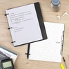 image:imageFive Star Flex Refillable Notebook  Study App 1 Inch ORings Binder with Pockets Tabs and Dividers 220 Sheet Capacity Includes 60 Sheets 85 x 11 College Ruled Paper Prom Pink 293280RWhite