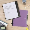 image:imageFive Star Flex Refillable Notebook  Study App 1 Inch ORings Binder with Pockets Tabs and Dividers 220 Sheet Capacity Includes 60 Sheets 85 x 11 College Ruled Paper Prom Pink 293280RPurple