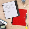 image:imageFive Star Flex Refillable Notebook  Study App 1 Inch ORings Binder with Pockets Tabs and Dividers 220 Sheet Capacity Includes 60 Sheets 85 x 11 College Ruled Paper Prom Pink 293280RRed