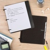 image:imageFive Star Flex Refillable Notebook  Study App 1 Inch ORings Binder with Pockets Tabs and Dividers 220 Sheet Capacity Includes 60 Sheets 85 x 11 College Ruled Paper Prom Pink 293280RBlack