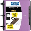 image:imageFive Star Flex Refillable Notebook  Study App 15 Inch ORings Binder with Pockets Tabs and Dividers 300 Sheet Capacity Includes 80 Sheets 85 x 11 College Ruled Paper Prom Pink 293240RAmethyst Purple