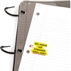 image:imageFive Star Flex Refillable Notebook  Study App 15 Inch ORings Binder with Pockets Tabs and Dividers 300 Sheet Capacity Includes 80 Sheets 85 x 11 College Ruled Paper Prom Pink 293240RAmethyst Purple