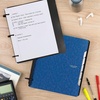 image:imageFive Star Flex Refillable Notebook  Study App 15 Inch ORings Binder with Pockets Tabs and Dividers 300 Sheet Capacity Includes 80 Sheets 85 x 11 College Ruled Paper Prom Pink 293240RPacific Blue