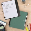 image:imageFive Star Flex Refillable Notebook  Study App 15 Inch ORings Binder with Pockets Tabs and Dividers 300 Sheet Capacity Includes 80 Sheets 85 x 11 College Ruled Paper Prom Pink 293240RSeaglass Green