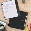 image:imageFive Star Flex Refillable Notebook  Study App 15 Inch ORings Binder with Pockets Tabs and Dividers 300 Sheet Capacity Includes 80 Sheets 85 x 11 College Ruled Paper Prom Pink 293240RBlack