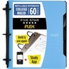 image:imageFive Star Flex Refillable Notebook  Study App 1 Inch ORings Binder with Pockets Tabs and Dividers 220 Sheet Capacity Includes 60 Sheets 85 x 11 College Ruled Paper Prom Pink 293280RBlue