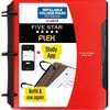 image:imageFive Star Flex Refillable Notebook  Study App 15 Inch ORings Binder with Pockets Tabs and Dividers 300 Sheet Capacity Includes 80 Sheets 85 x 11 College Ruled Paper Prom Pink 293240RFire Red