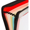 image:imageFive Star Expanding File Organizer  Study App 7Pocket Accordian File Organizer Zipper Closure Holds 812 x 11 Paper Prom Pink 350099RFire Red