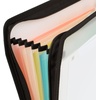 image:imageFive Star Expanding File Organizer  Study App 7Pocket Accordian File Organizer Zipper Closure Holds 812 x 11 Paper Prom Pink 350099RWhite