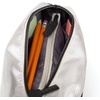 image:imageFive Star Pencil Pouch 9Pocket Zipper Storage Organizer Case for Office Supplies Earbuds Chargers Cables Makeup TanBlue 505600CBlackGrey
