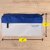 image:imageFive Star Pencil Pouch 9Pocket Zipper Storage Organizer Case for Office Supplies Earbuds Chargers Cables Makeup TanBlue 505600CTanBlue