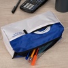 image:imageFive Star Pencil Pouch 9Pocket Zipper Storage Organizer Case for Office Supplies Earbuds Chargers Cables Makeup TanBlue 505600CTanBlue
