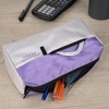 image:imageFive Star Pencil Pouch 9Pocket Zipper Storage Organizer Case for Office Supplies Earbuds Chargers Cables Makeup TanBlue 505600CTanPurple