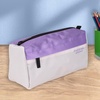 image:imageFive Star Pencil Pouch 9Pocket Zipper Storage Organizer Case for Office Supplies Earbuds Chargers Cables Makeup TanBlue 505600CTanPurple