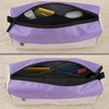 image:imageFive Star Pencil Pouch 9Pocket Zipper Storage Organizer Case for Office Supplies Earbuds Chargers Cables Makeup TanBlue 505600CTanPurple