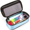 image:imageFive Star Pencil Pouch Zipper HighCapacity Storage Organizer Case for Office Supplies Earbuds Chargers Cables Makeup TanPink 500212CBlueDenim