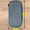 image:imageFive Star Pencil Pouch Zipper HighCapacity Storage Organizer Case for Office Supplies Earbuds Chargers Cables Makeup TanPink 500212CGrayTeal