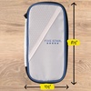 image:imageFive Star Pencil Pouch Zipper HighCapacity Storage Organizer Case for Office Supplies Earbuds Chargers Cables Makeup TanPink 500212CTanBlue