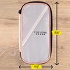 image:imageFive Star Pencil Pouch Zipper HighCapacity Storage Organizer Case for Office Supplies Earbuds Chargers Cables Makeup TanPink 500212CTanPink