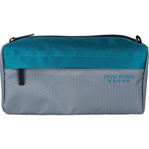 image:imageFive Star Pencil Pouch 9Pocket Zipper Storage Organizer Case for Office Supplies Earbuds Chargers Cables Makeup TanBlue 505600CGrayTeal