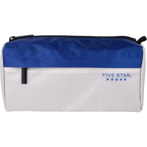 image:imageFive Star Pencil Pouch 9Pocket Zipper Storage Organizer Case for Office Supplies Earbuds Chargers Cables Makeup TanBlue 505600CTanBlue